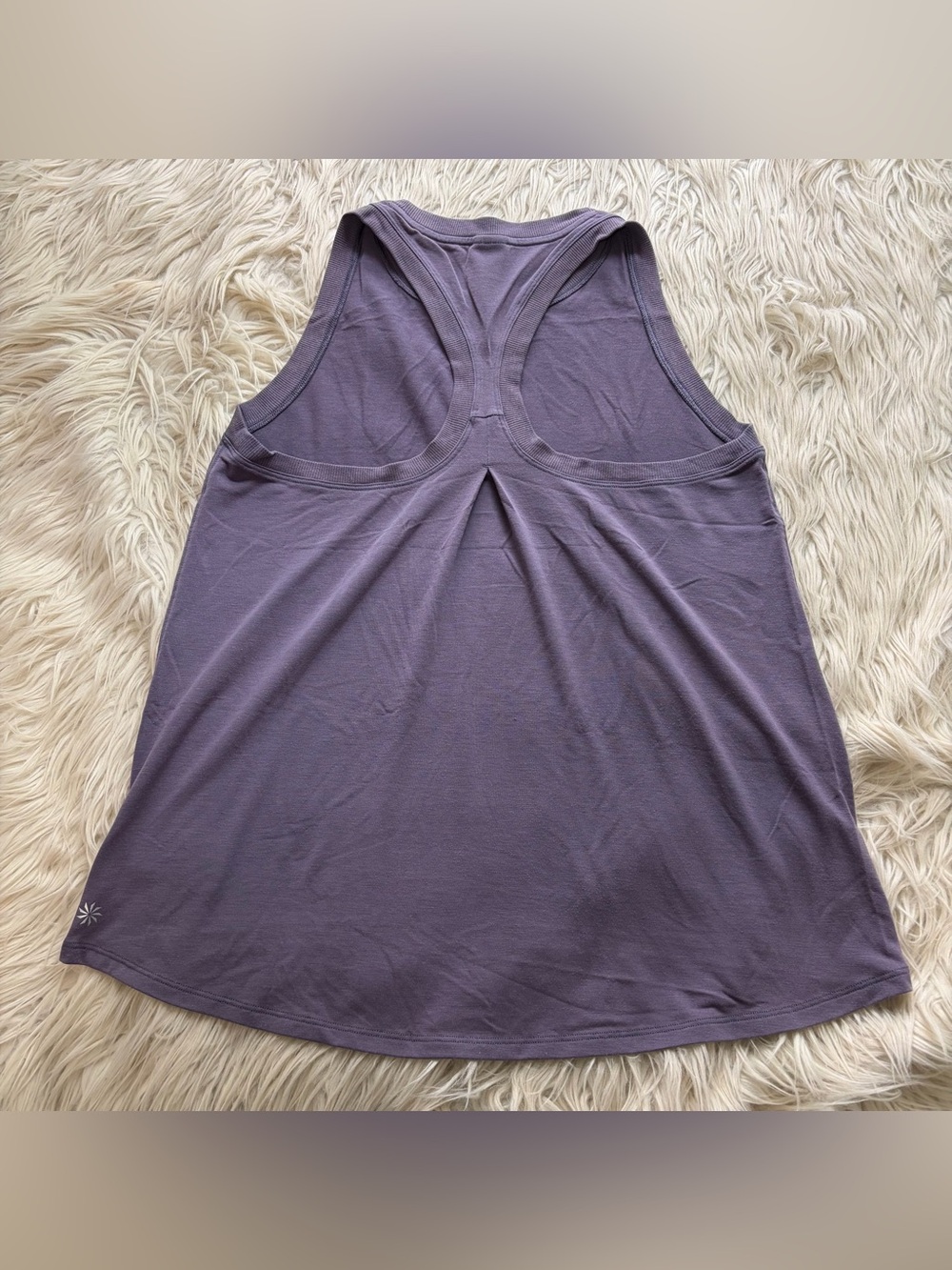 Athleta Tank Top Racerback Muted Purple Flowy Gym Yoga Athletic Women’s Size S